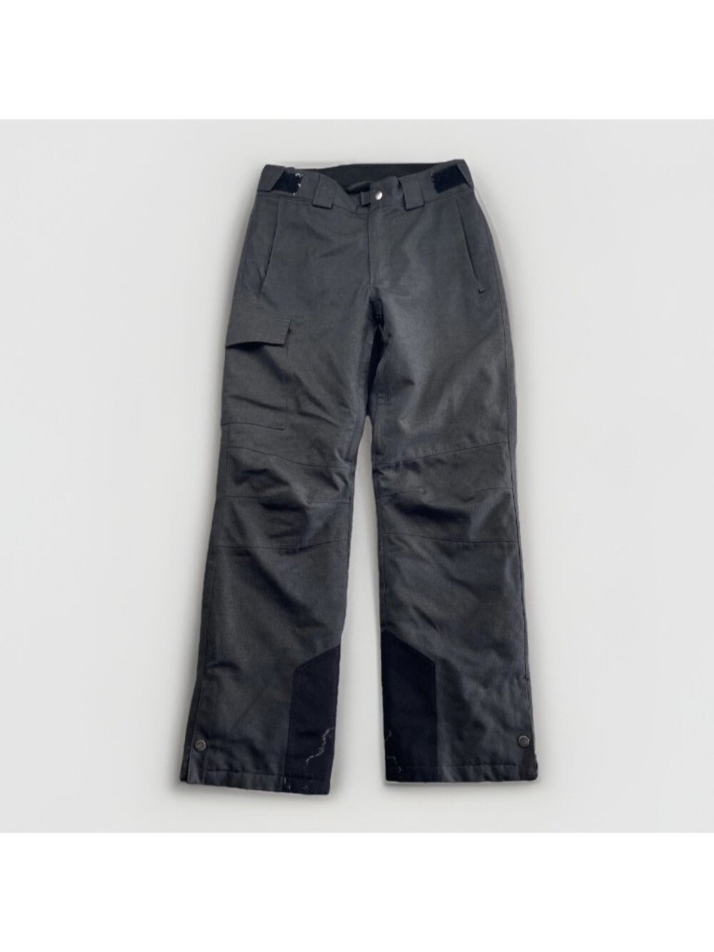 Hurley Donner Cargo Pocket Insulated Snowboard Pants Size S Mens Gray Snowboard